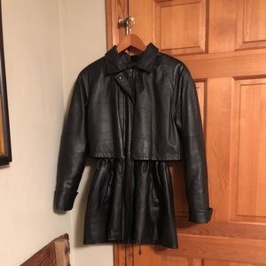 Women’s Black Leather Jacket